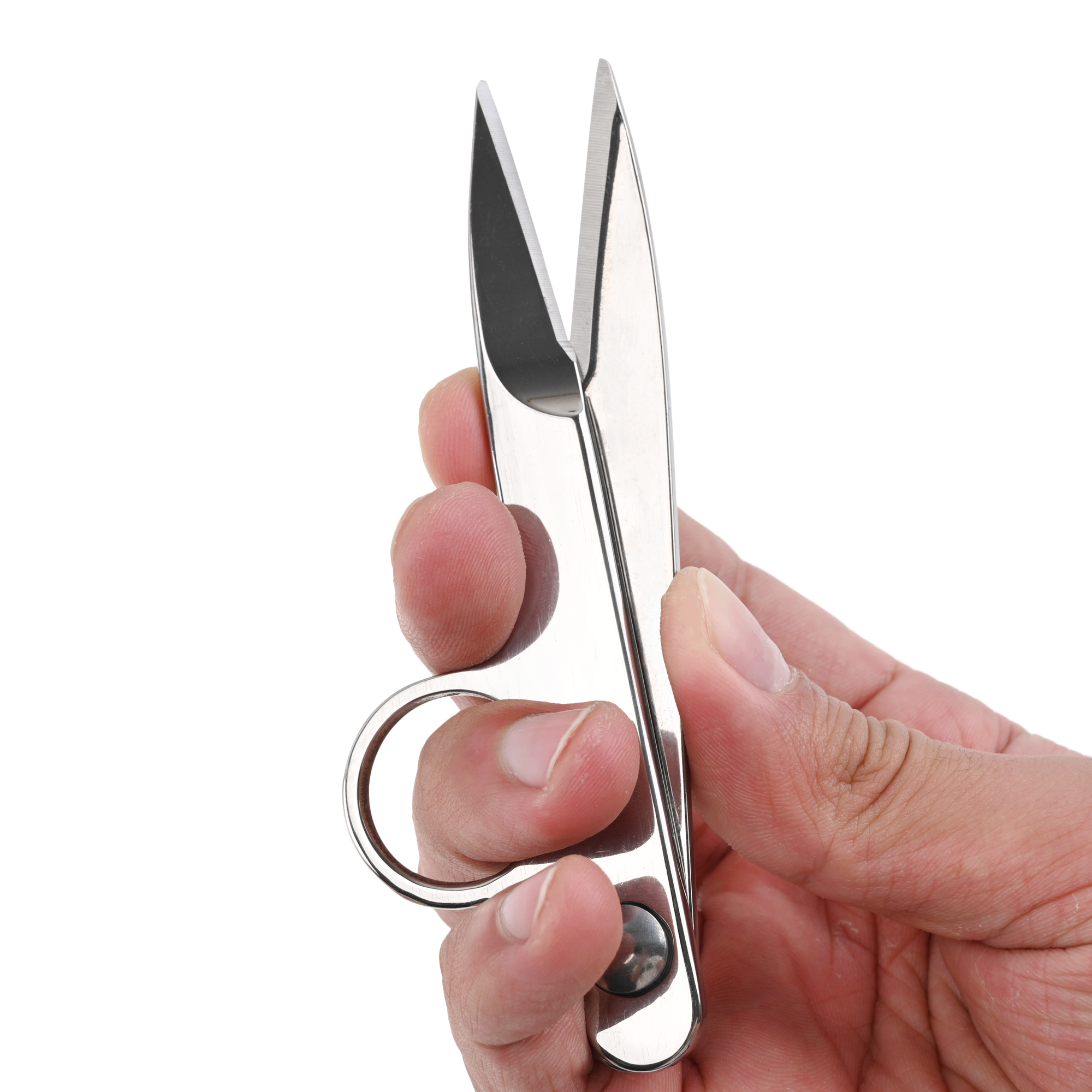 Tesoura de costura de aço inoxidável para tecido, Tesoura de linha para bordado, Comida e carne, Tesoura cerâmica