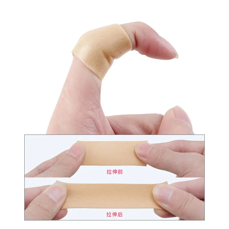 1 rollo de cinta de vendaje para el talón impermeable, vendaje elástico autoadhesivo multifuncional, yeso de goma médico, almohadilla antidesgaste para los pies