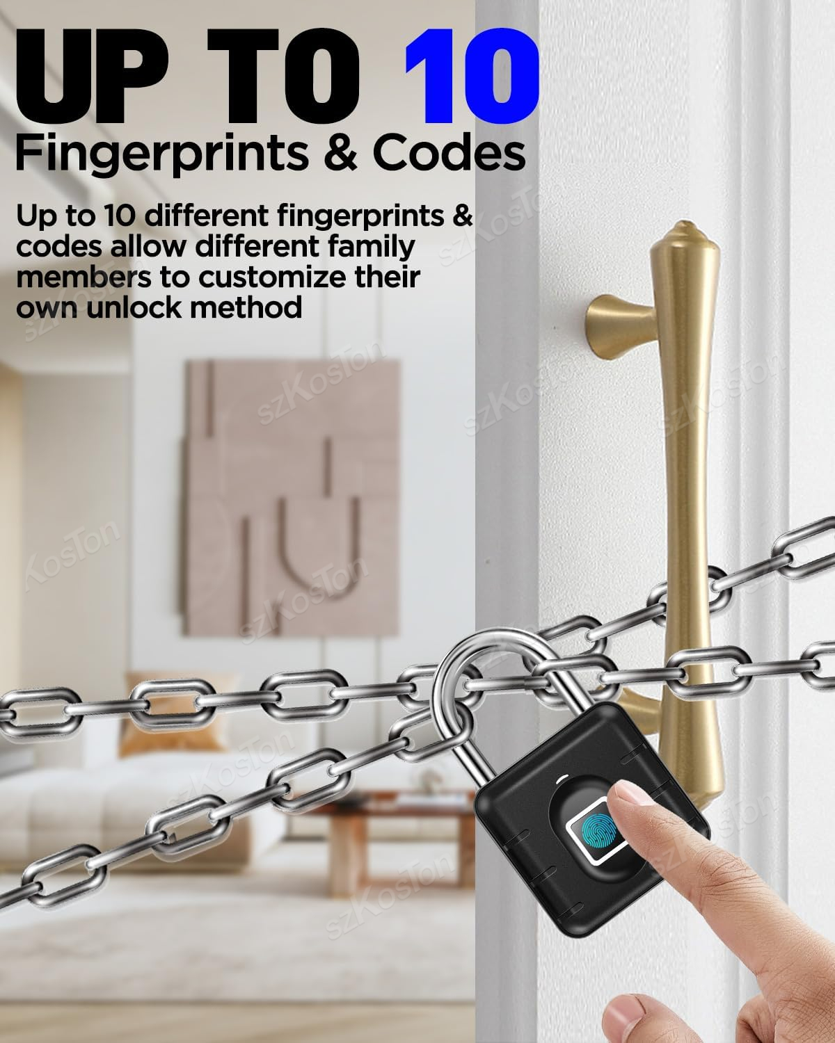 กันน้ําสมาร์ทลายนิ้วมือกุญแจ Locker หอพักกุญแจกันขโมย Keyless Security ป้องกันปลดล็อคอิเล็กทรอนิกส์สําหรับกระเป๋าเดินทาง