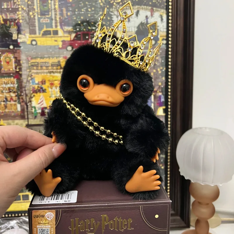 Miniso genuino Harry Potter animales fantásticos Fb muñeca serie Niffler tarjeta para olfatear muñeca decoración bolsa colgante llavero regalos