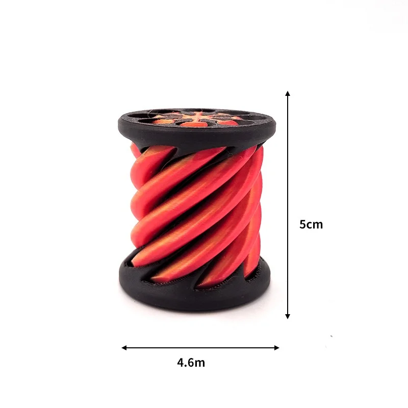 Intelligence Development Spiral Cone Fidget Toy Portable Children Toy Small Entertainment Decorative Math Games Helix Screw Toy