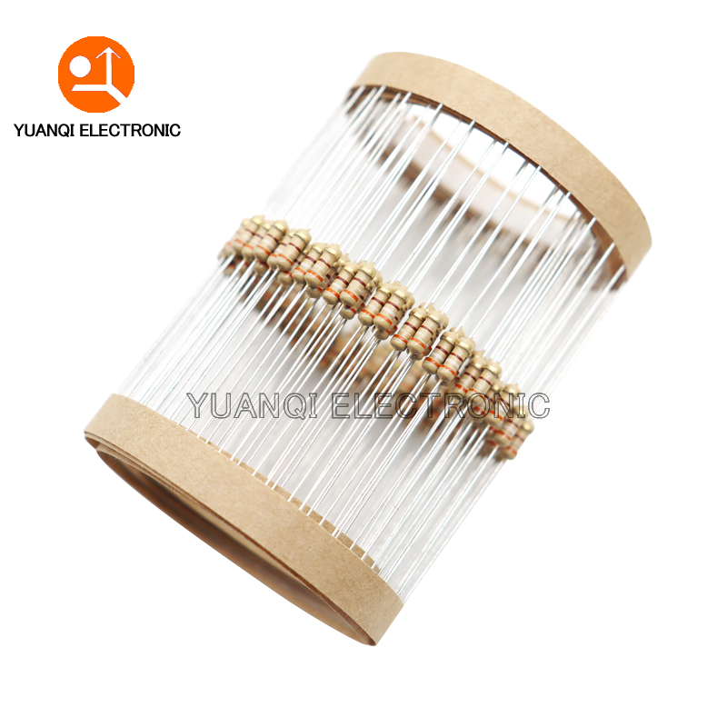 Resistore a film di carbonio 100 pezzi 1/4W 5% 0R-22M 10R 100R 240R 430R 1K 3.3K 4.7K 10K 24K 47K 100K 430K 1M 10 100 470 680 ohm 0,25W