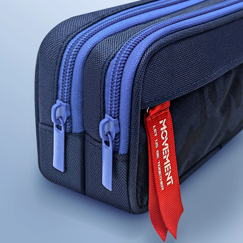 Estojo camuflado do exército, grande capacidade, bolsa de lápis, zíper duplo, bolsa de lona, volta às aulas, material de papelaria, presente