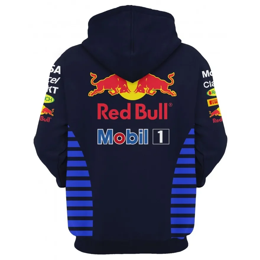 Sudadera con capucha Red Bull, moda con estampado 3D, sudadera con capucha para ciclismo para hombre, deportes al aire libre, sudadera de carreras Red Bull, sudadera con capucha para hombre Red Bull