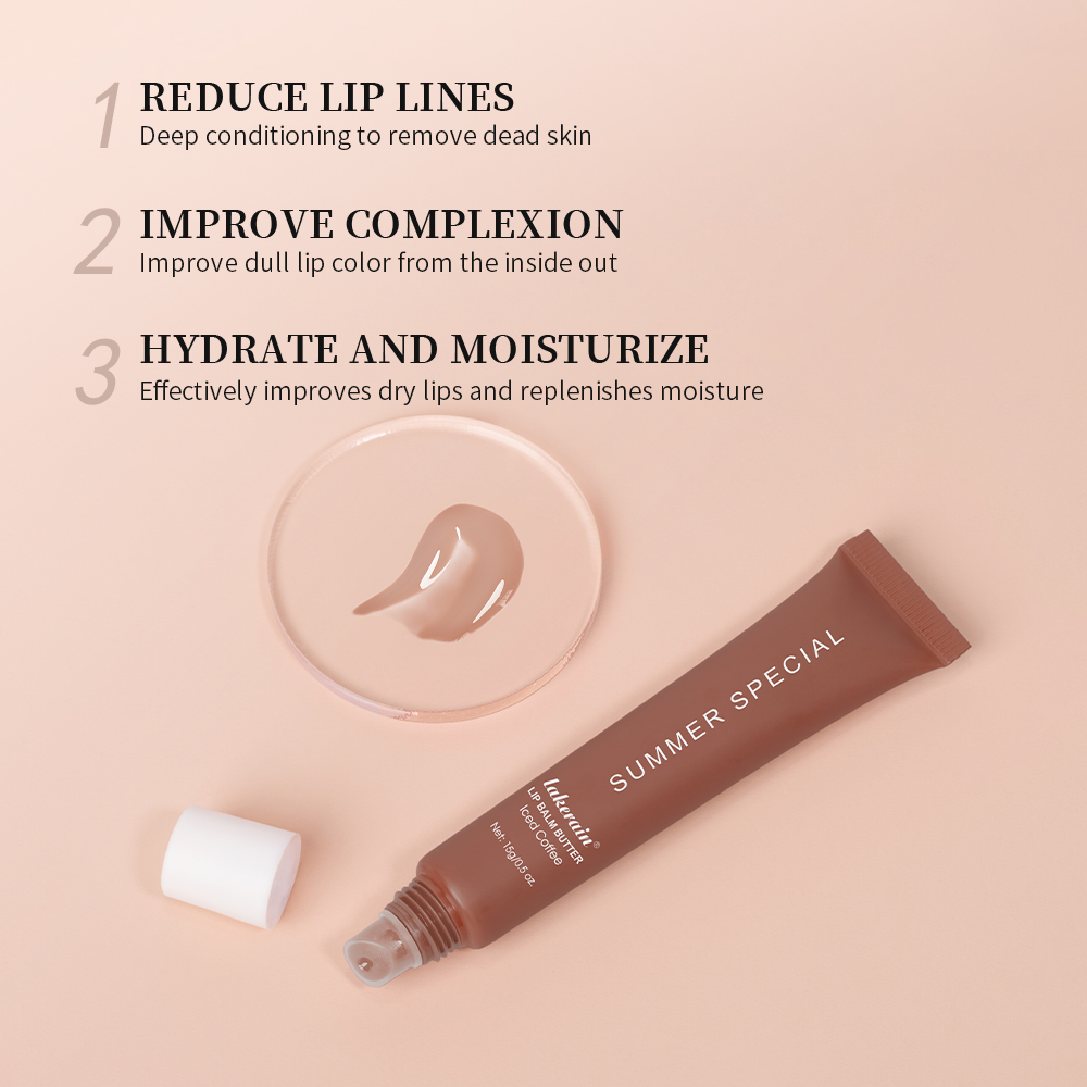 Sommer Lippen balsam feuchtigkeit spendenden Spiegel Lip gloss Lip Vanille Minze Eis kaffee Kuchen Geruch Lippenstift transparent Lippen öl Make-up