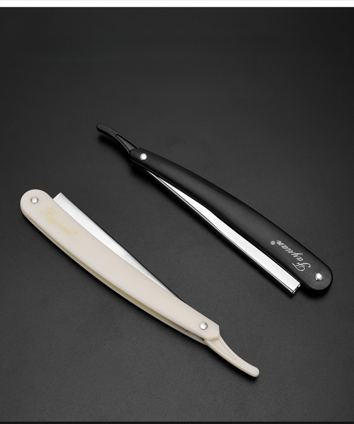 Klappbarer tragbarer manueller Rasierer für Friseursalon für Anfänger, geeignet für Frauen, Augenbrauenrasierer, Sicherheitsrasierer, Friseurzubehör