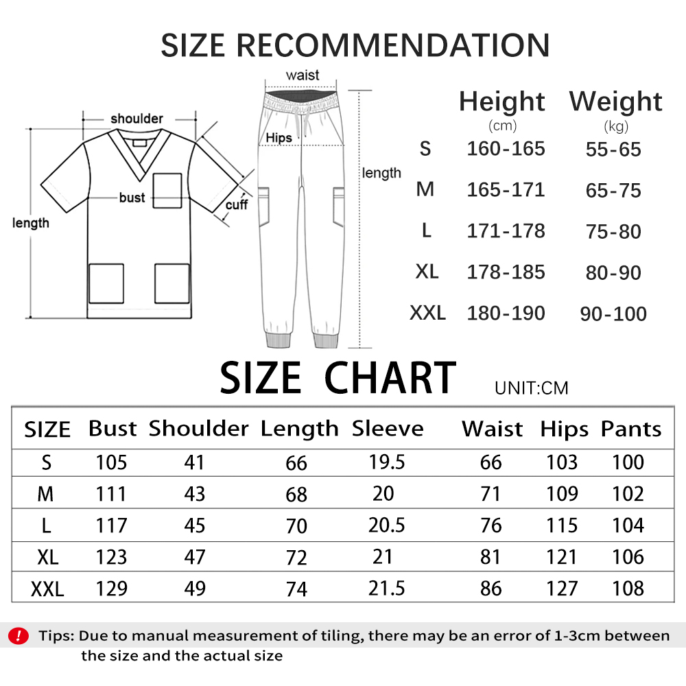 Nuevo uniforme quirúrgico ligero antiarrugas para mujer y hombre, conjunto médico de enfermera, ropa de trabajo clínica de enfermería para correr suave y transpirable