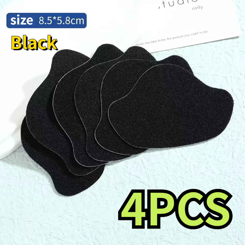 Pegatinas de reparación de zapatos deportivos, Protector de talón de gamuza, agujeros de reparación antidesgaste, parches autoadhesivos, almohadilla para plantillas, inserto para el cuidado de los pies, 4 Uds.