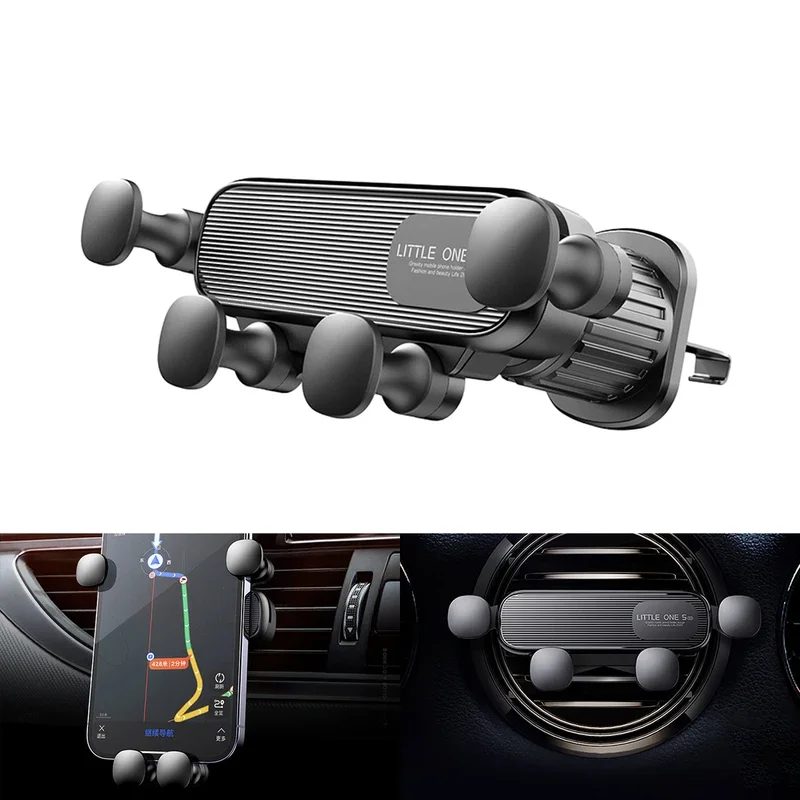 Suporte do telefone do carro clipe de ventilação de ar montagem universal suporte móvel para gps compatível com iphone 13/12 pro xiaomi samsung