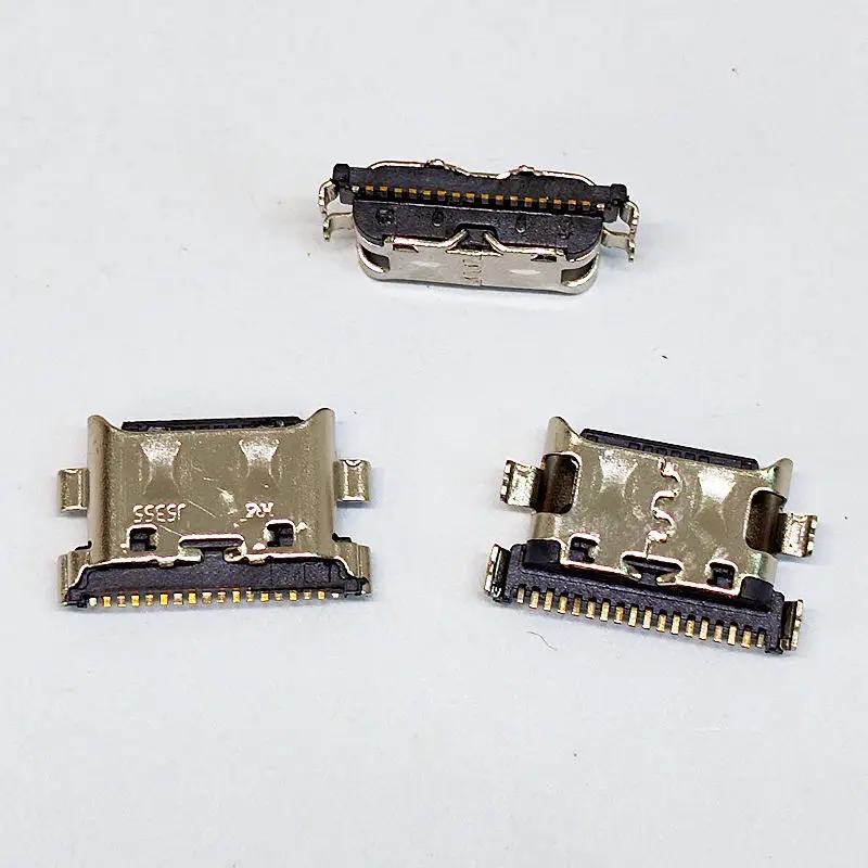 100 Uds puerto de carga USB enchufe para Samsung A12 A20 A22 A21S A30S A31 A32 A40S A41 A50S A51 A60 A70S conector de cargador 18 pines