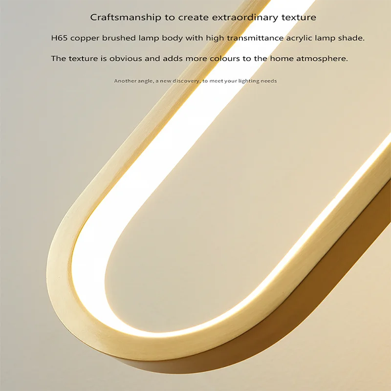 Modern Minimalista LED Luz Pingente Lustre Para Quarto Restaurante Sala de Ouro Preto Pendurado Lâmpadas Decoração Led Lustre