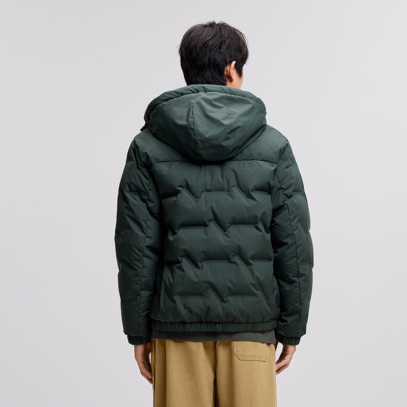Semir Daunenjacke für Herren, 2024, neue wasserdichte Kapuzenoberbekleidung, Winterkleidung, einfarbig, vielseitige Direkteinspritzung, verdickt