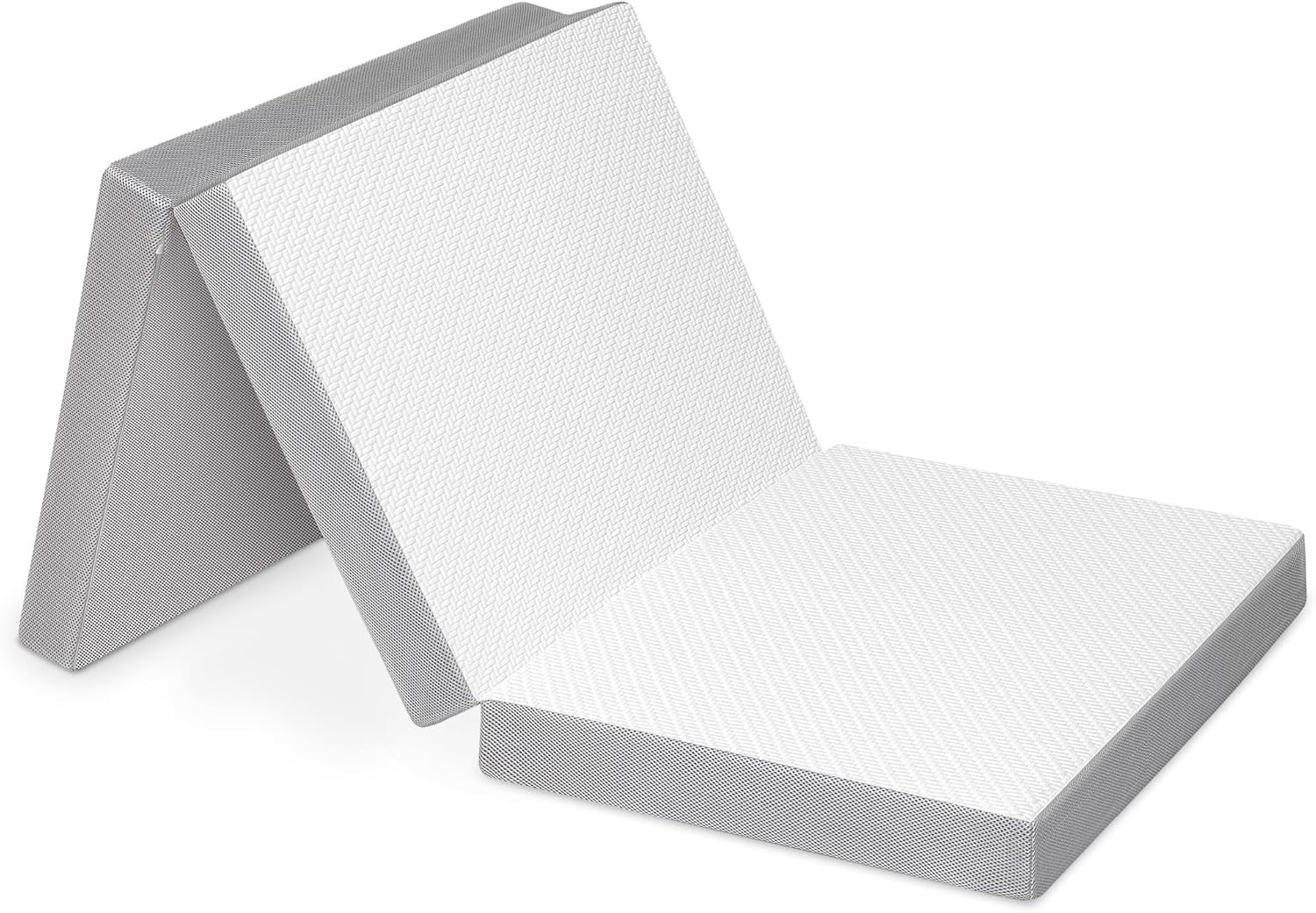 Meditress シングル三つ折り - 高反発マットレス 極厚 10cm 折りたたみマットレス 密度 32d 硬度 180n / 250n