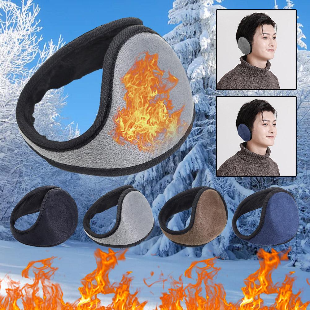 Épaissir l'hiver unisexe casque polaire plus chaud cache-oreilles chaud en peluche tissu cache-oreilles couverture cache-oreilles cache-oreilles plus chaud protecteur d'oreille