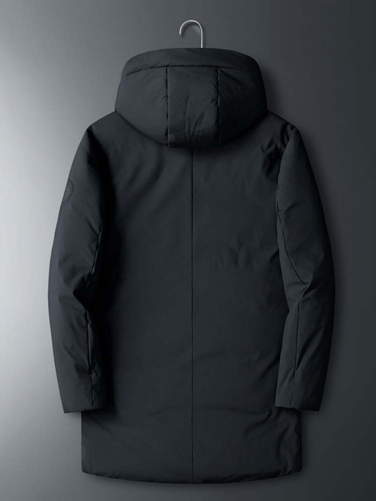 メンズホワイトフグジャケット,フード付きウインドブレーカー,ウォームダウンジレット,ロングトレンチコート,ラージサイズ6xl,7xl,8xl,冬,90%