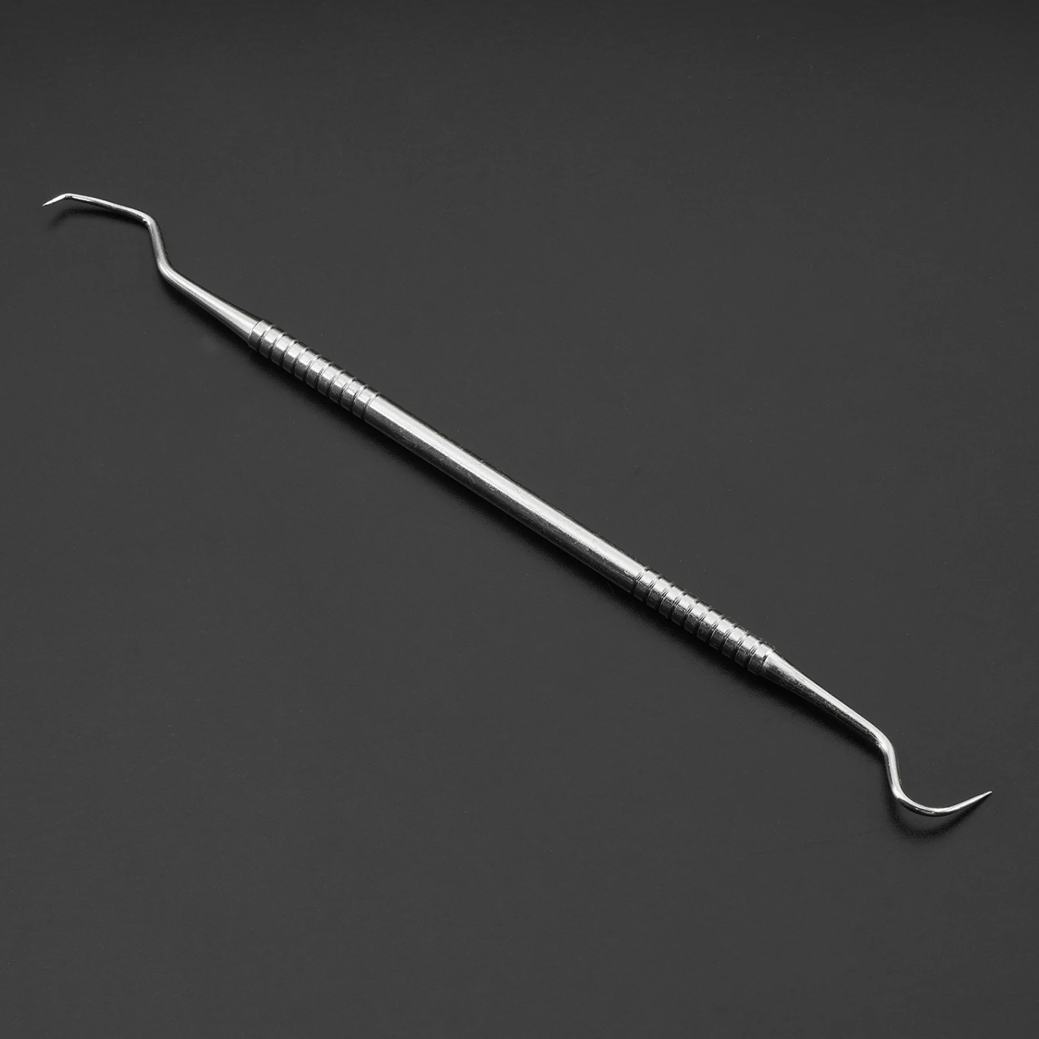 1PCS สแตนเลสสตีล Double HEAD เครื่องมือทันตกรรมทันตแพทย์ฟันสะอาดสุขอนามัย Explorer Probe Hook Pick ทันตแพทย์ Instruments