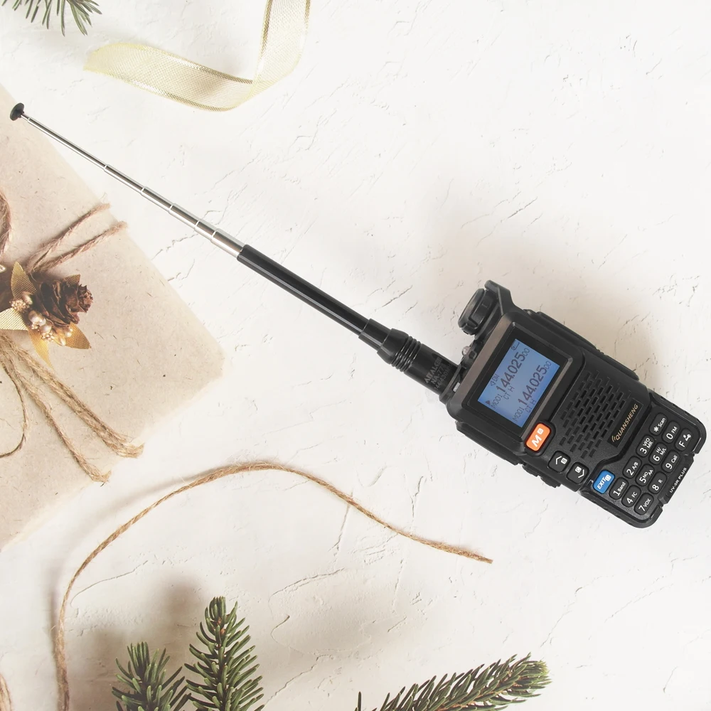 Quansheng Walkie Talkie UV-5R PLUS UV-K5 Long Range Air Dual-Band 2-Wege-Radio 5 W High Power 2200 mAh Tragbar 200 Kanal