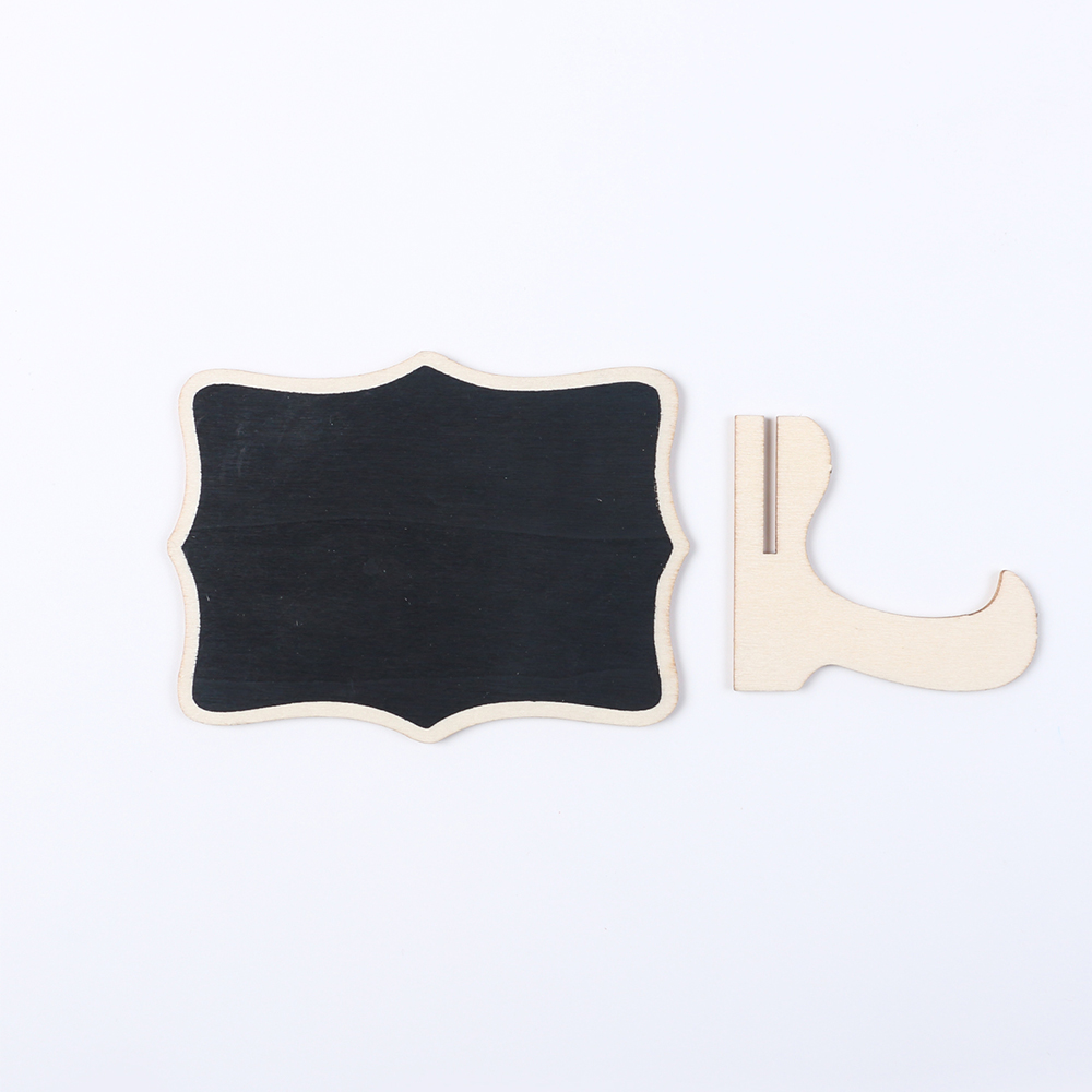 10Pcs Chalkboard Labels With Easel Mini Chalkboard Signs Wooden Chalkboards for Weddings Birthday Message