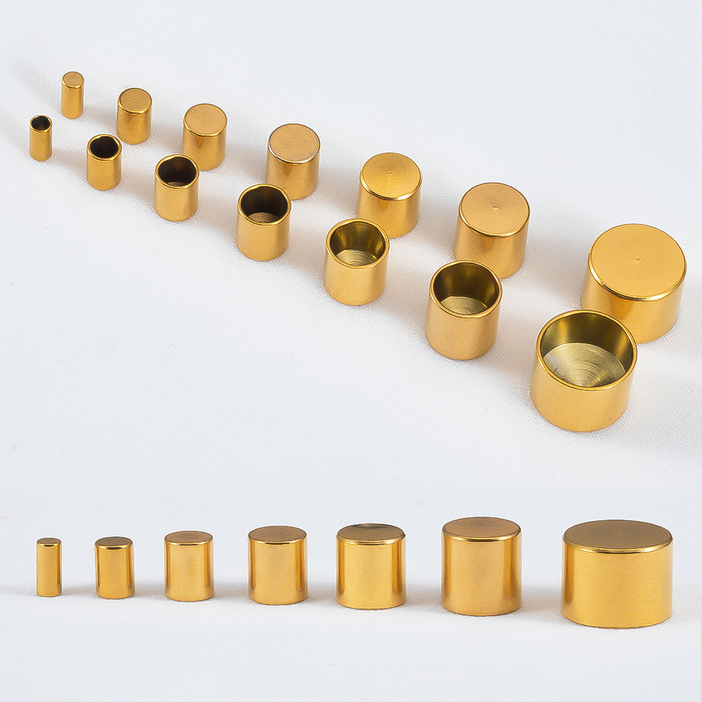 20 buah assecory penjepit penjepit penjepit pengencang gelang kulit topi ujung datar baja tahan karat untuk membuat perhiasan Temuan DIY grosir