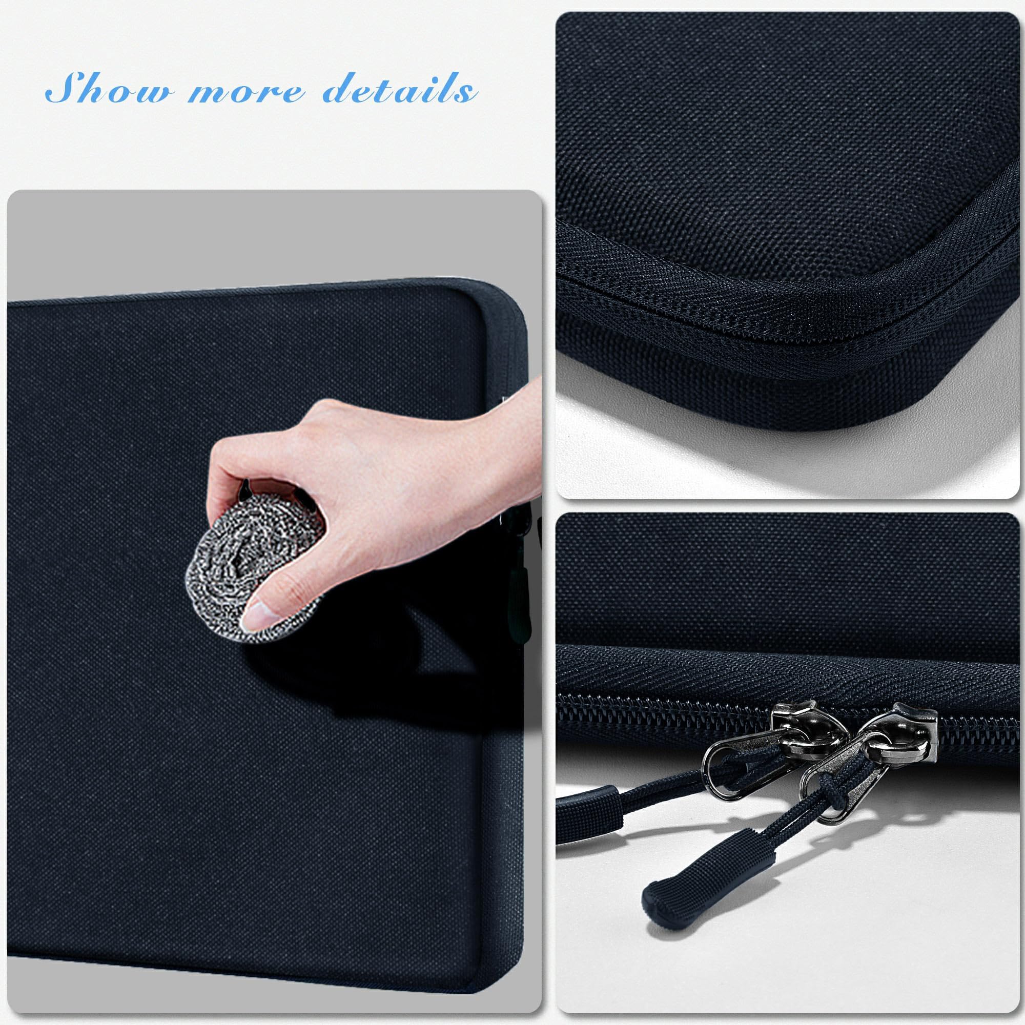 Laptop Case 13-14 Inch Sleeve Water Resistant Bag for MacBook Pro 14" M1 Pro/Max，13.3" MacBook Air/Pro, Most 13"-14" Notebooks