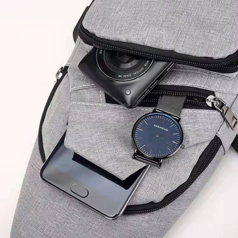 Clearance_Neue multifunktionale Umhängetasche, USB-Aufladung, Freizeit, Sport, große Kapazität, Brusttasche für Männer_Continuous Updates