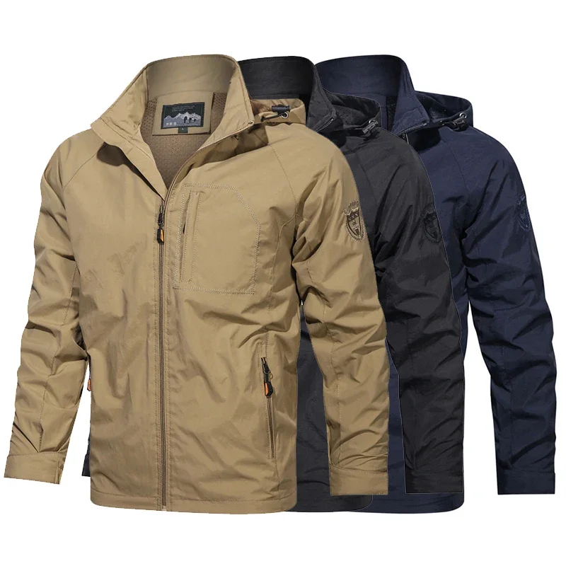 Männer wasserdichte Camping taktische Jacke Angeln Wandern Outdoor Regenmantel Wind jacke atmungsaktive Jagd taktische Jacke