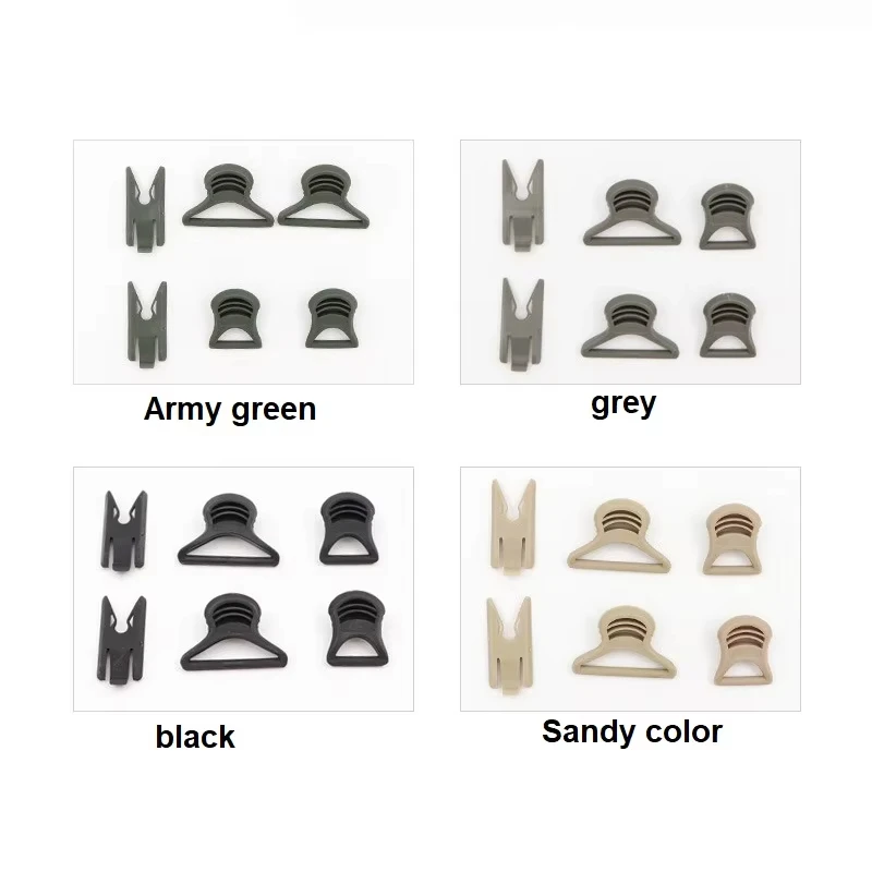 BOOIU Tactical Rail Goggles Buckle Adapter FAST MICH Tactical Helmet Multifunctional ARC Rail Goggles Buckle Helmet Accessories