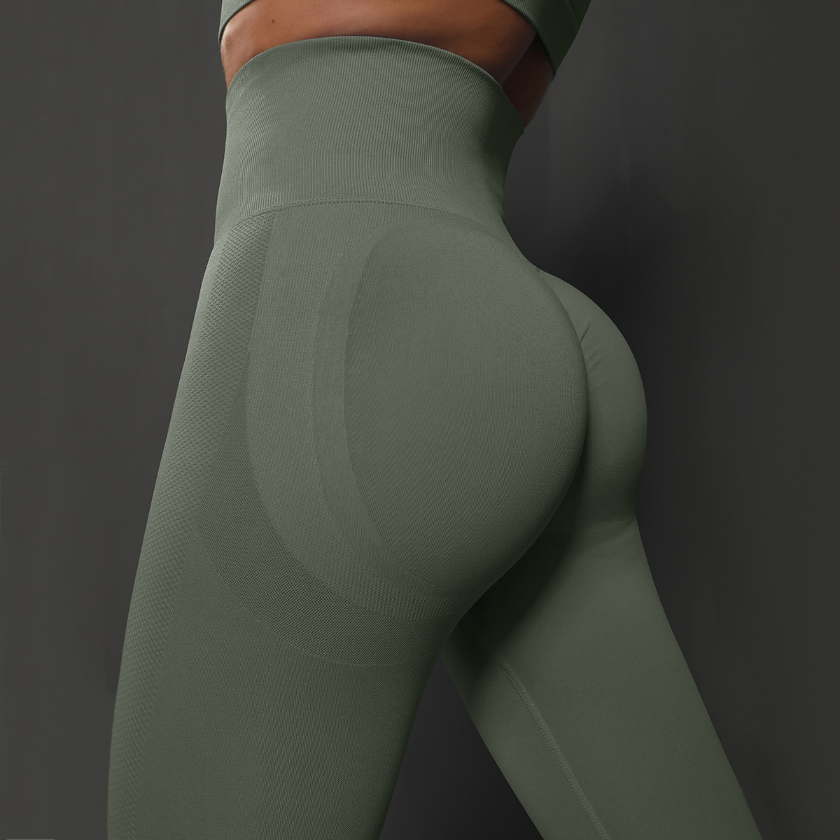 Frauen Yoga Leggings Hüften Heben Gym Leggings Nahtlose Sport Hosen Hohe Taille Fitness Leggings Blase Butt Workout Laufhose