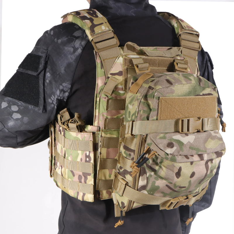 Saco de hidratação tático molle pacote de suporte de bexiga de água para colete tático mochila placa transportadora