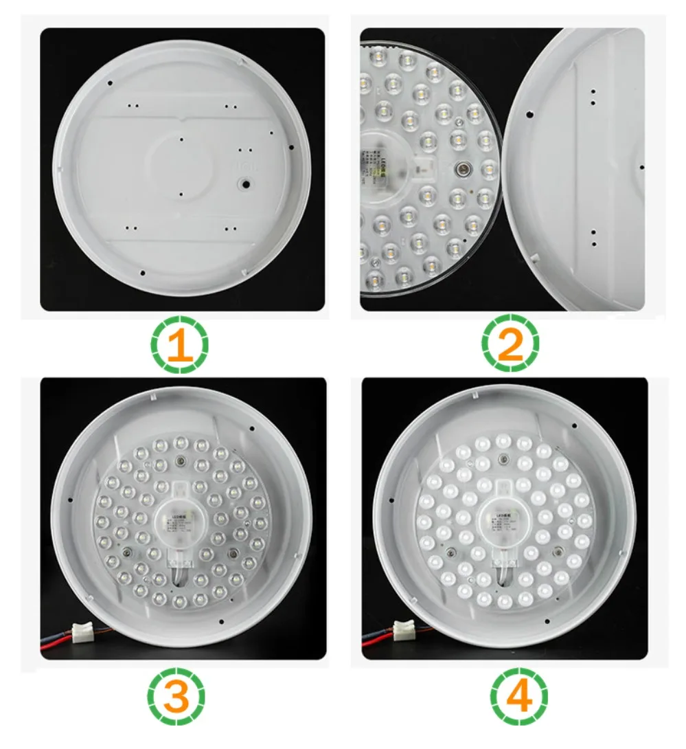 LED Panel Circle Ring Light 12W 18W 24W 36W LED Round /Square Ceiling decoration Ceiling Lamp AC220V Ceiling lamp light source
