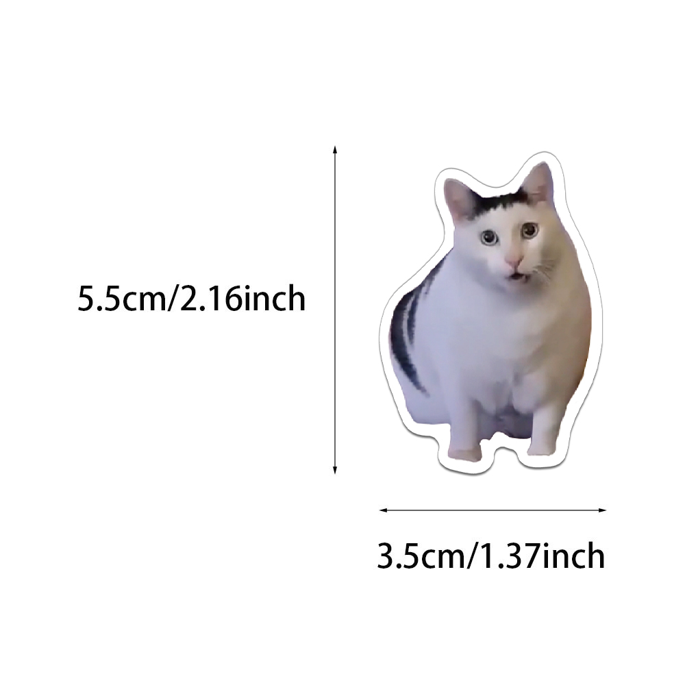 50 STKS Kat Creatieve Grappige Stickers Leuke Cartoon Decoratie Telefoon Gevallen Notebook Water Cups DIY Gepersonaliseerde Stickers