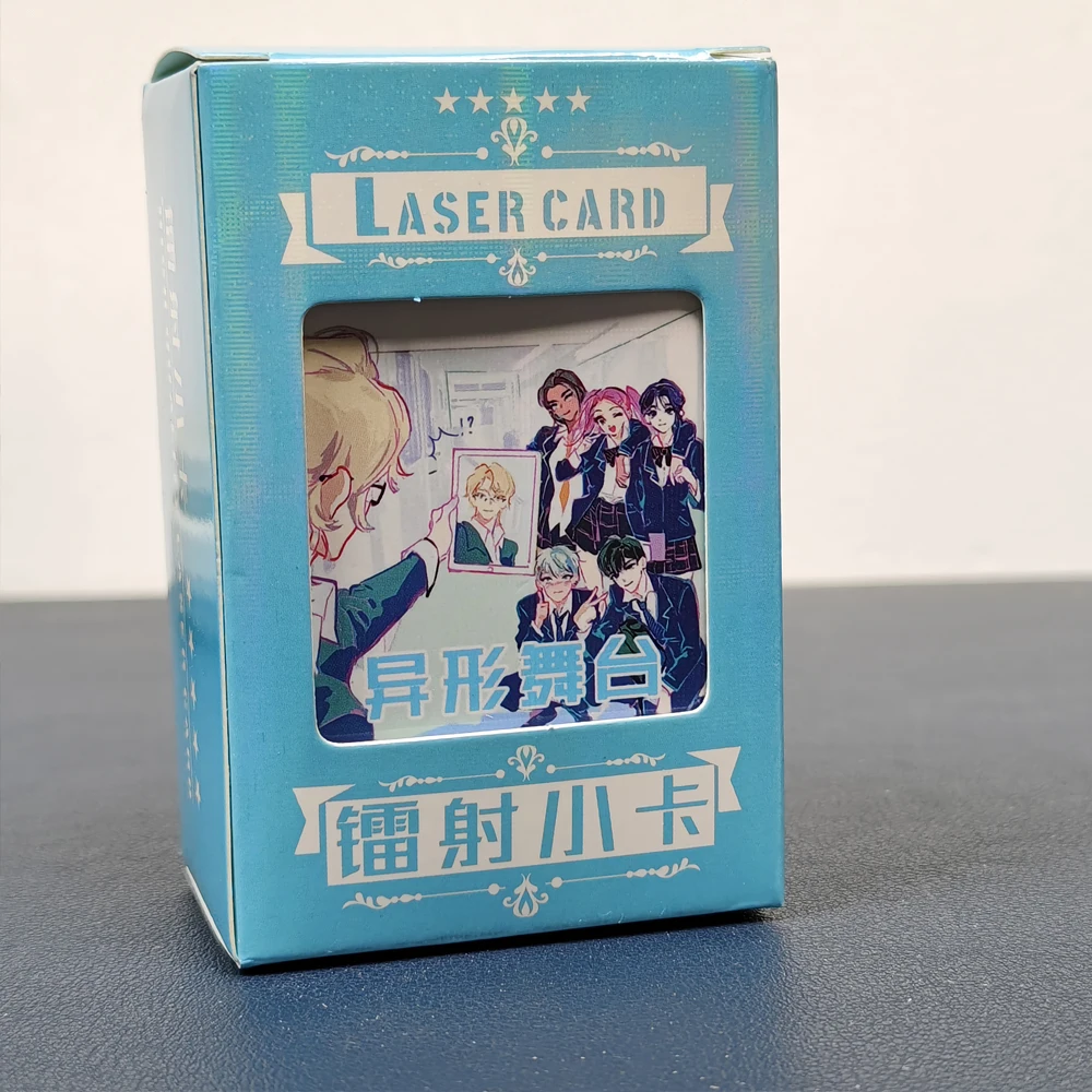 エイリアンステージマンガレーザーロモカードアルバムコミックキャラクターフォトカードファンコレクションカード 100 ピース/セット