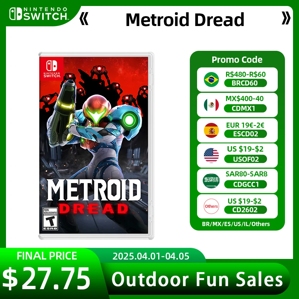 Metroid Dread nintendo switch игры, Игровые предложения Metroid Dread Nintendo Switch, 100% оригинальные игровые карты, приключения, жанр для игровой консоли Nintendo Switch