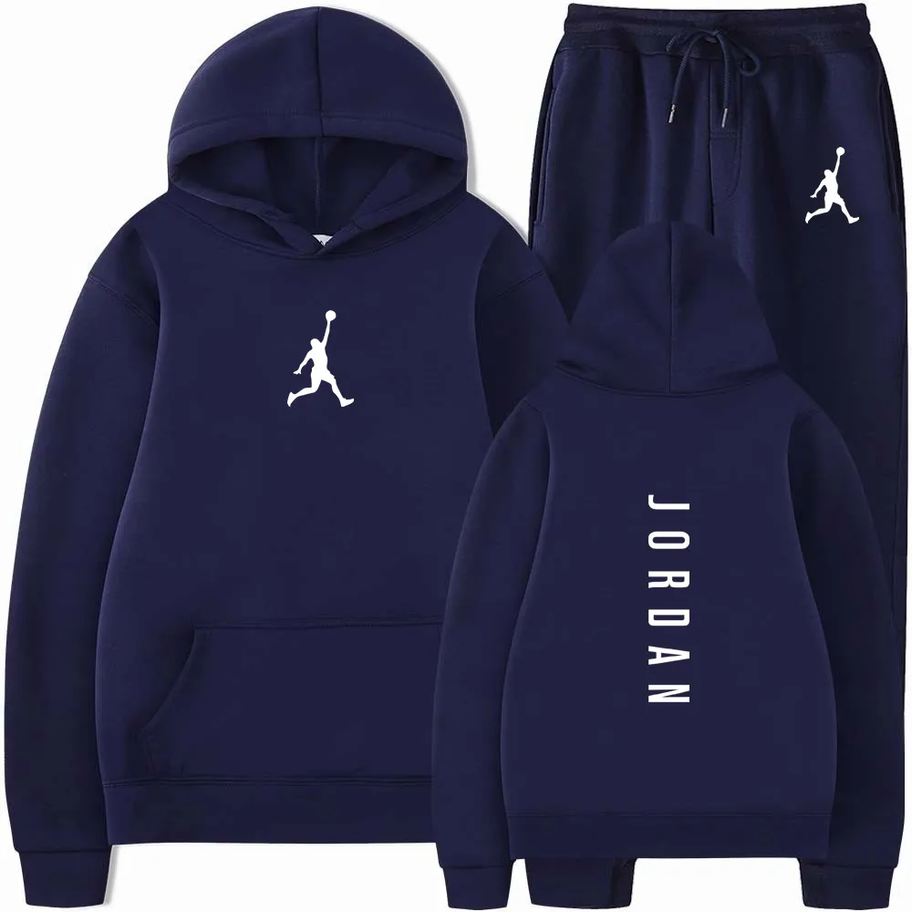 Moda masculina moletom com capuz para homem terno masculino outono 2025 feminino homem define agasalho feminino moletom com capuz + moletom
