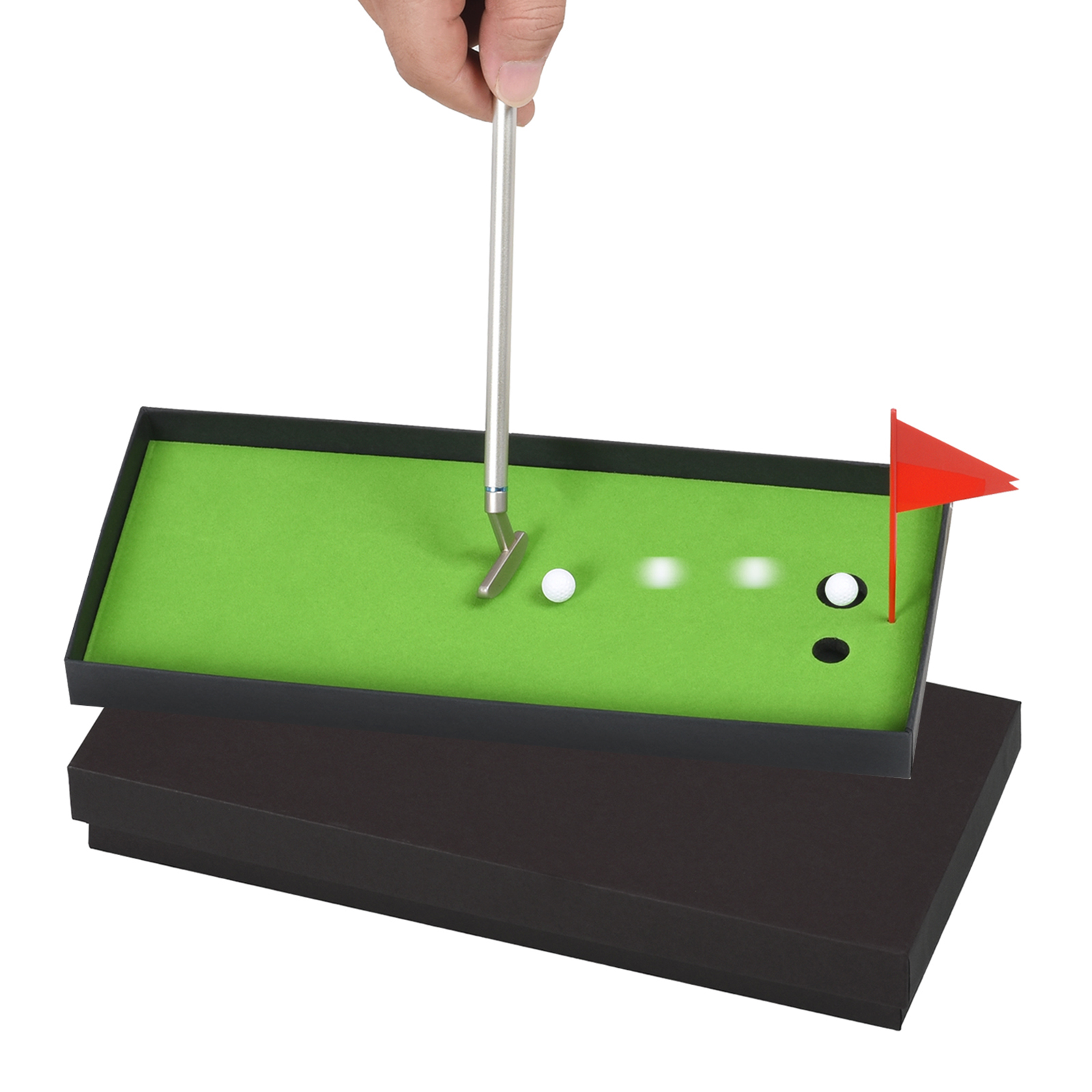 มินิกอล์ฟคลับพัตเตอร์ปากกาลูกลื่นปากกากอล์ฟเกมของขวัญสนุกตกแต่งตารางอุปกรณ์โรงเรียนและอุปกรณ์กอล์ฟ Combo
