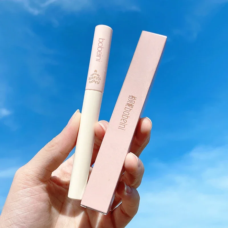Zijdevezel krullende mascara, ultrafijne borstel, verlenging en volume, waterdicht, veegvast, langdurig, unisex, oogveilig