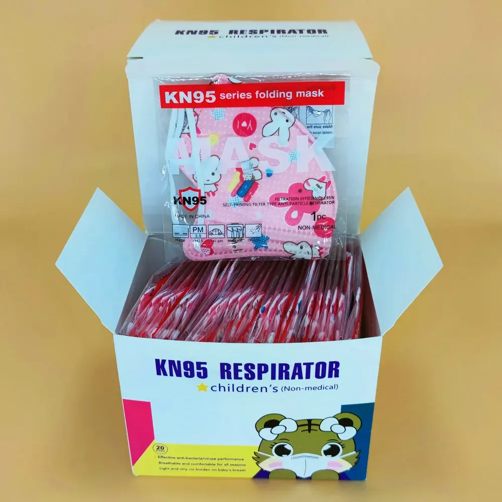 FFP2 CE マスク KN95 子供子供 5 層フェイスマスク子供 3-8 8-15 歳漫画マスクフィルターマスクマスカリラ