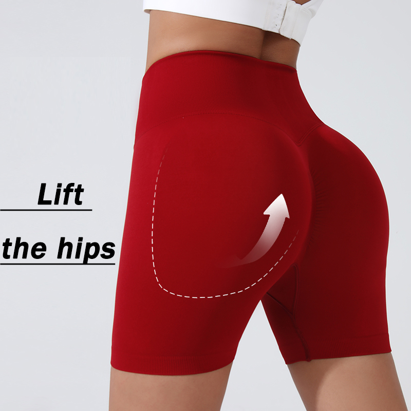 Calções de yoga respiráveis de cintura alta das mulheres para o verão correndo calças curtas leggings ciclismo treino ginásio shorts esportivos