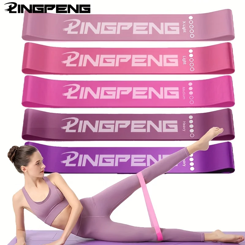 Thảm Tập Yoga Chống Ban Nhạc Dây Cao Su 5 Tập Thể Hình Dây Thun Tập Thể Dục Đào Tạo Cho Pilates Nối Dài Tập Gym Tập Thể Dục Tại Nhà Thiết Bị