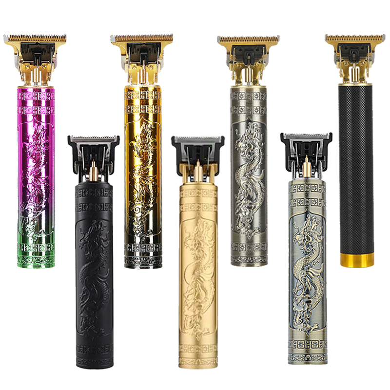 Vintage T9 Elétrica Cordless Máquina De Corte De Cabelo Profissional Barbeiro Trimmer Para Homens Clipper Shaver Beard