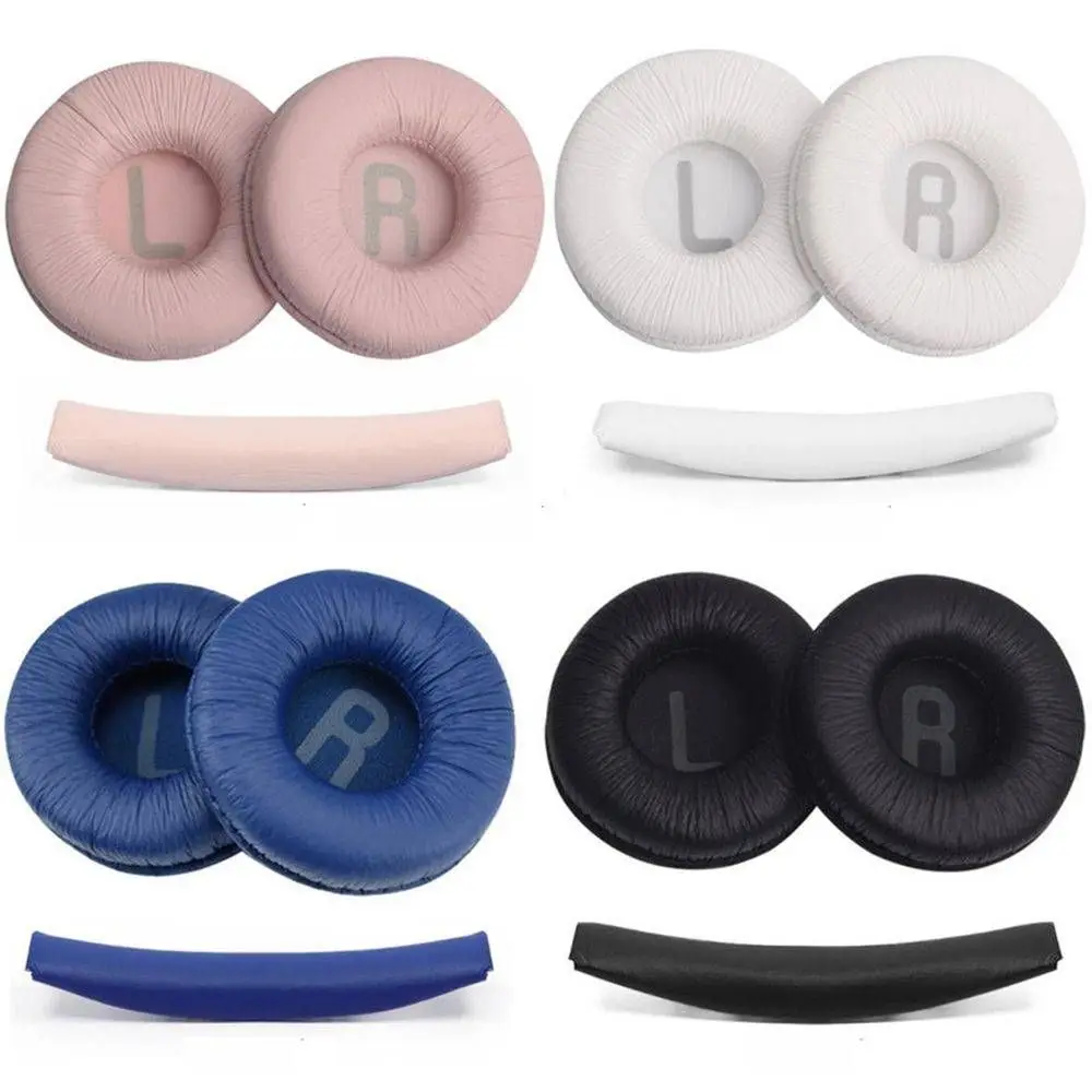 Almohadillas de repuesto para JBL T450BT, T500BT, Tune600, 660, 510BT, almohadillas para los oídos, fundas para auriculares, diadema superior, 70mm, 1 par