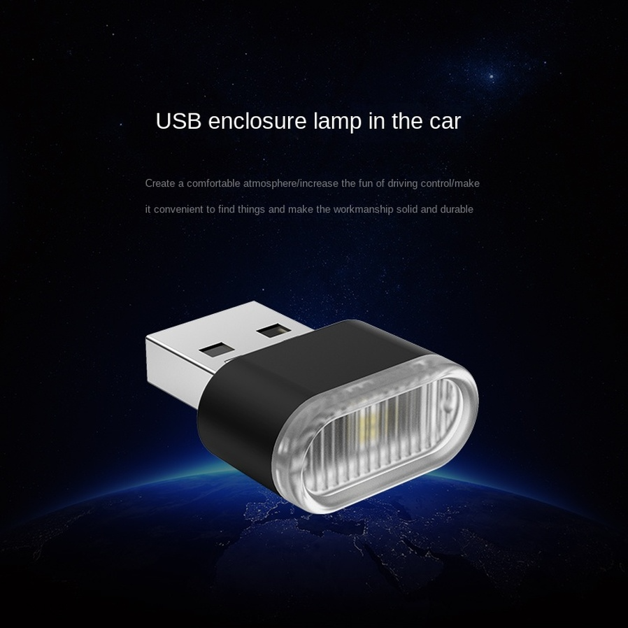 Mini USB Đèn LED USB Đèn Ngủ Mô Hình Xe Ô Tô Ánh Sáng Môi Trường Xung Quanh Neon Trang Trí Nội Thất Xe Ô Tô Trang Sức (5 Loại màu Sắc Ánh Sáng)