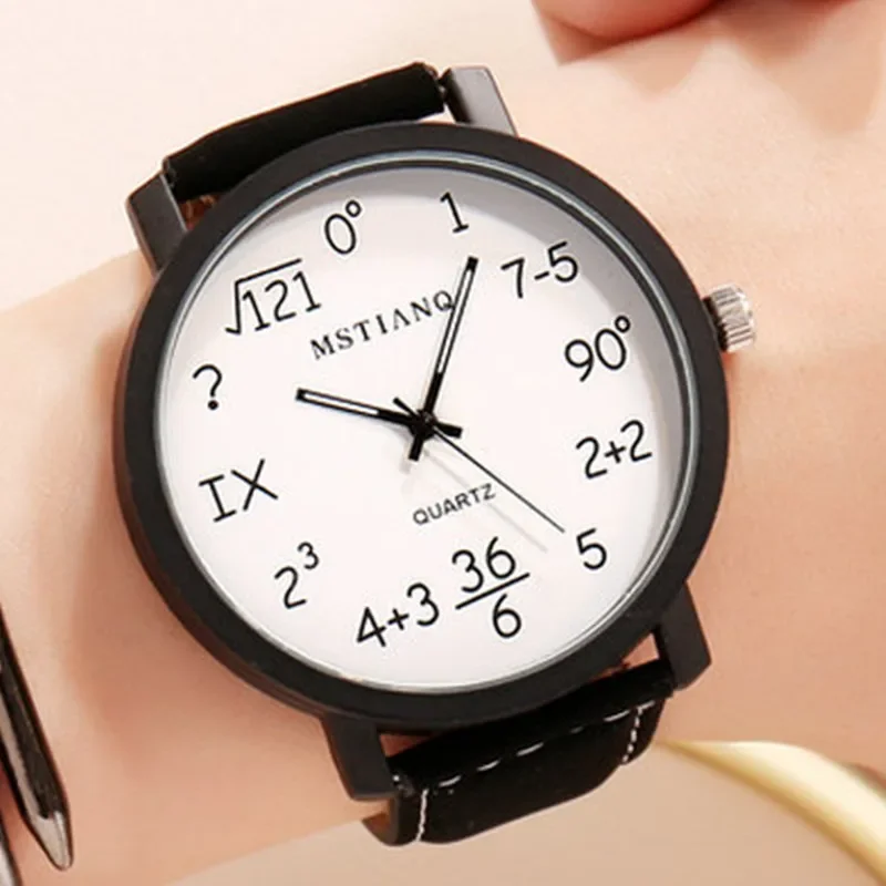 Koreanische Weibliche Student Einfache Große Zifferblatt Persönlichkeit Trend Paar Uhr Weibliche Mode Harajuku Stil Quarzuhr Männliche Uhr