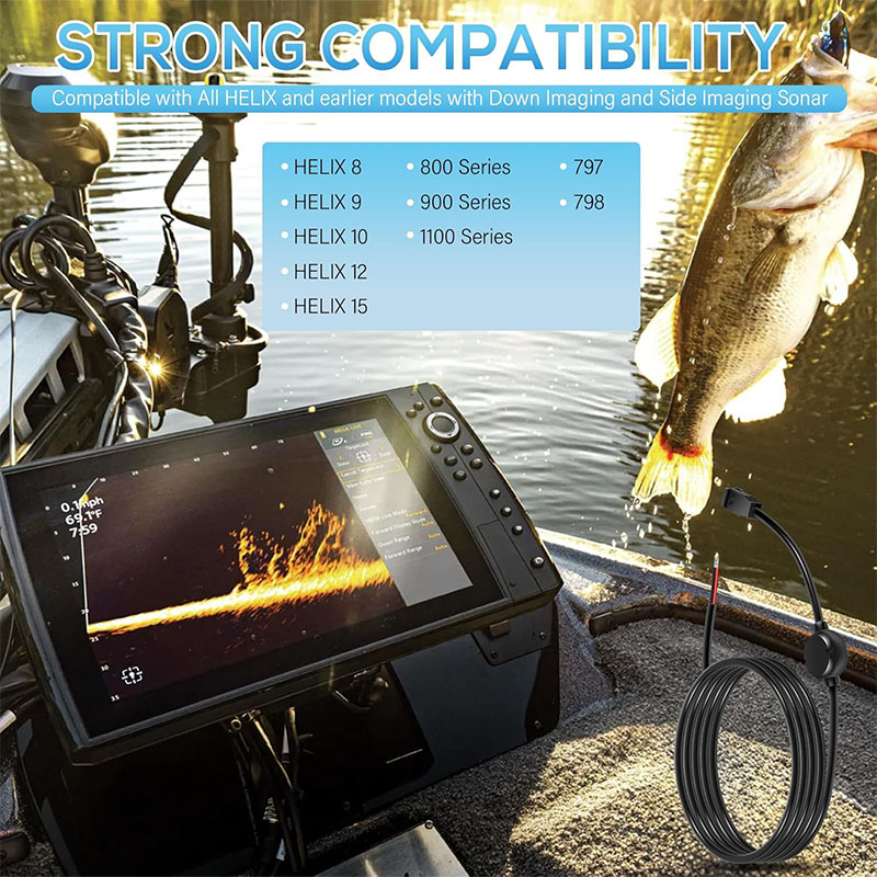 PC 11 フィルター付き電源ケーブル 720057 -1 ハミンバード全ヘリックス 8/9/10/12/15,800/900/1100 シリーズ、797、798 に適合 (6 フィート、防水)