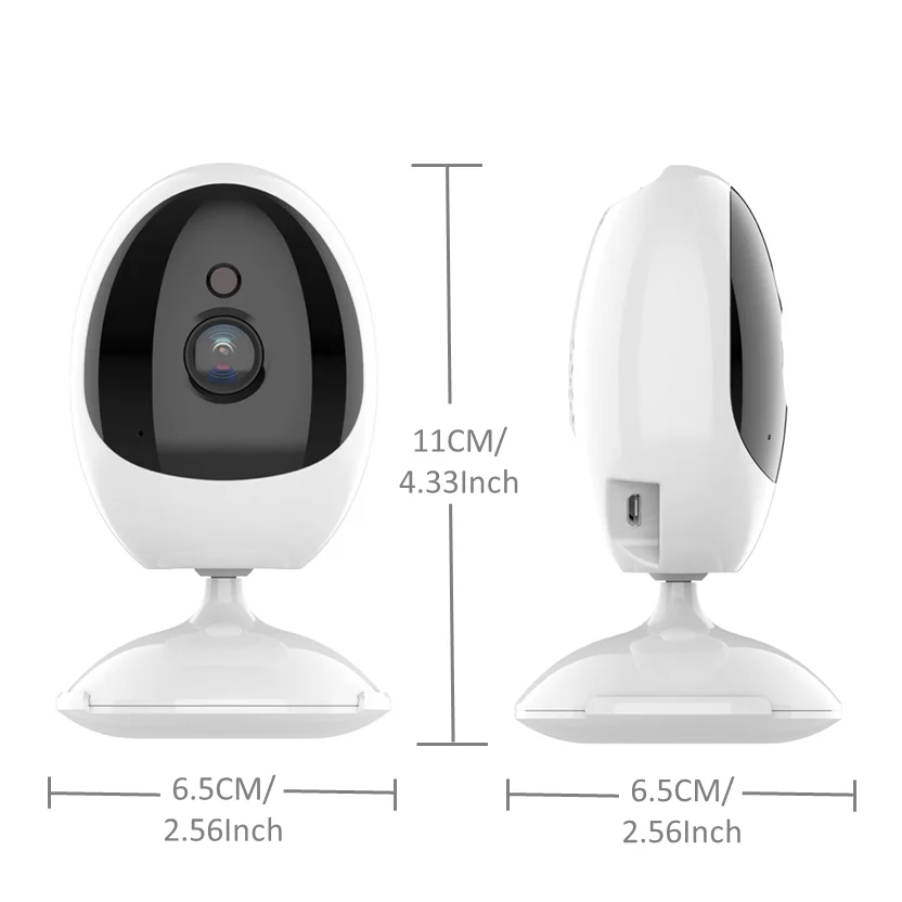Cámara ojo de pez ICSEE, gran angular de 180 grados, lente de 1,44mm, visión nocturna, 1080P, seguridad para el hogar, VR, Wifi, cámara panorámica inteligente AI