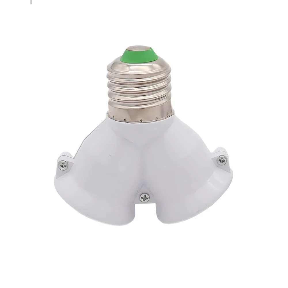 E27 1/2 cabezal de conversión bombilla enchufe creativo 2-e27 portalámparas extensor distribuidor convertidor enchufe
