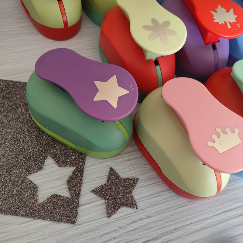 4-5cm 종이 커터 дырокол 구멍 펀치 Cortador De Papel 서클 꽃 공예 펀처 스크랩북 Furador Perfurador 탭 펀치