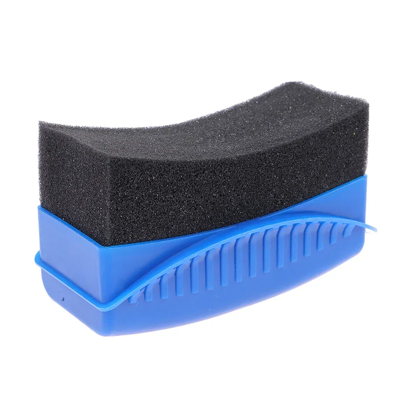 Auto Rad Polieren Wachsen Schwamm Pinsel Mit Abdeckung ABS Waschen Reinigung Reifen Kontur Dressing Applikator Pads Detail Zubehör