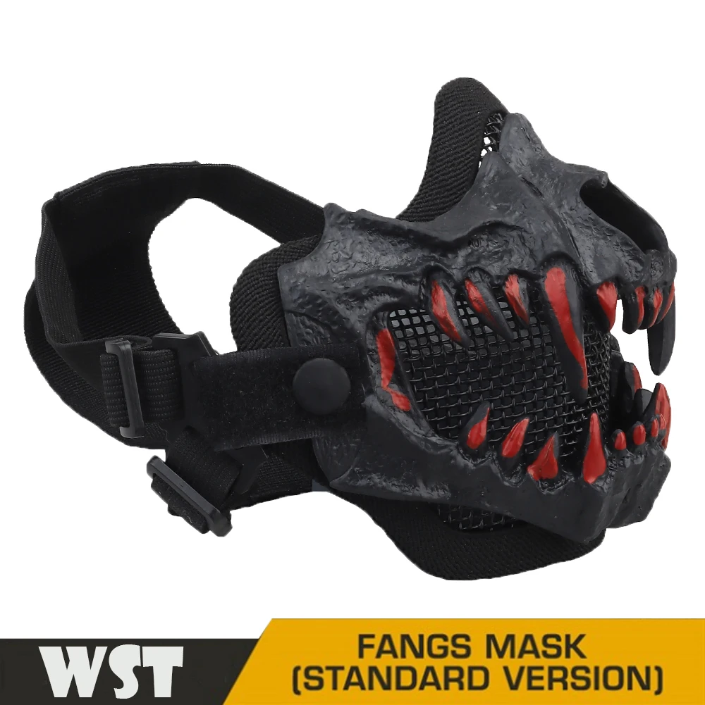 Airsoft máscara facial paintball malha de aço protetora respirável metade máscaras militar tiro cs wargame halloween cosplay adereços