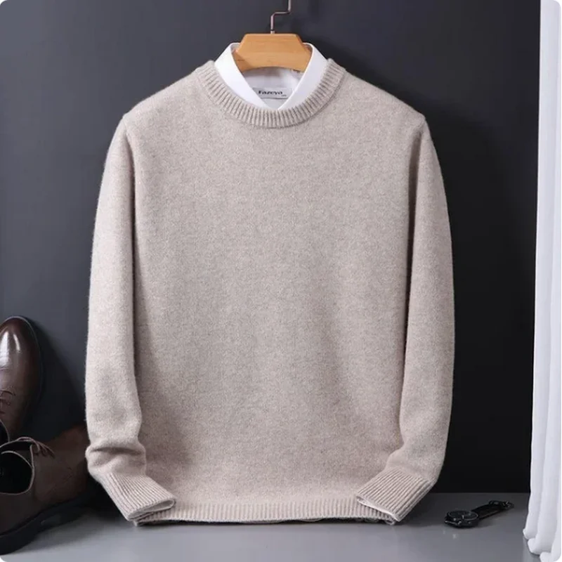 Suéter de caxemira com o pescoço, pulôveres soltos, blusa extragrande, camisa de malha, casual coreano, novo, outono, inverno, M-3XL, 2022